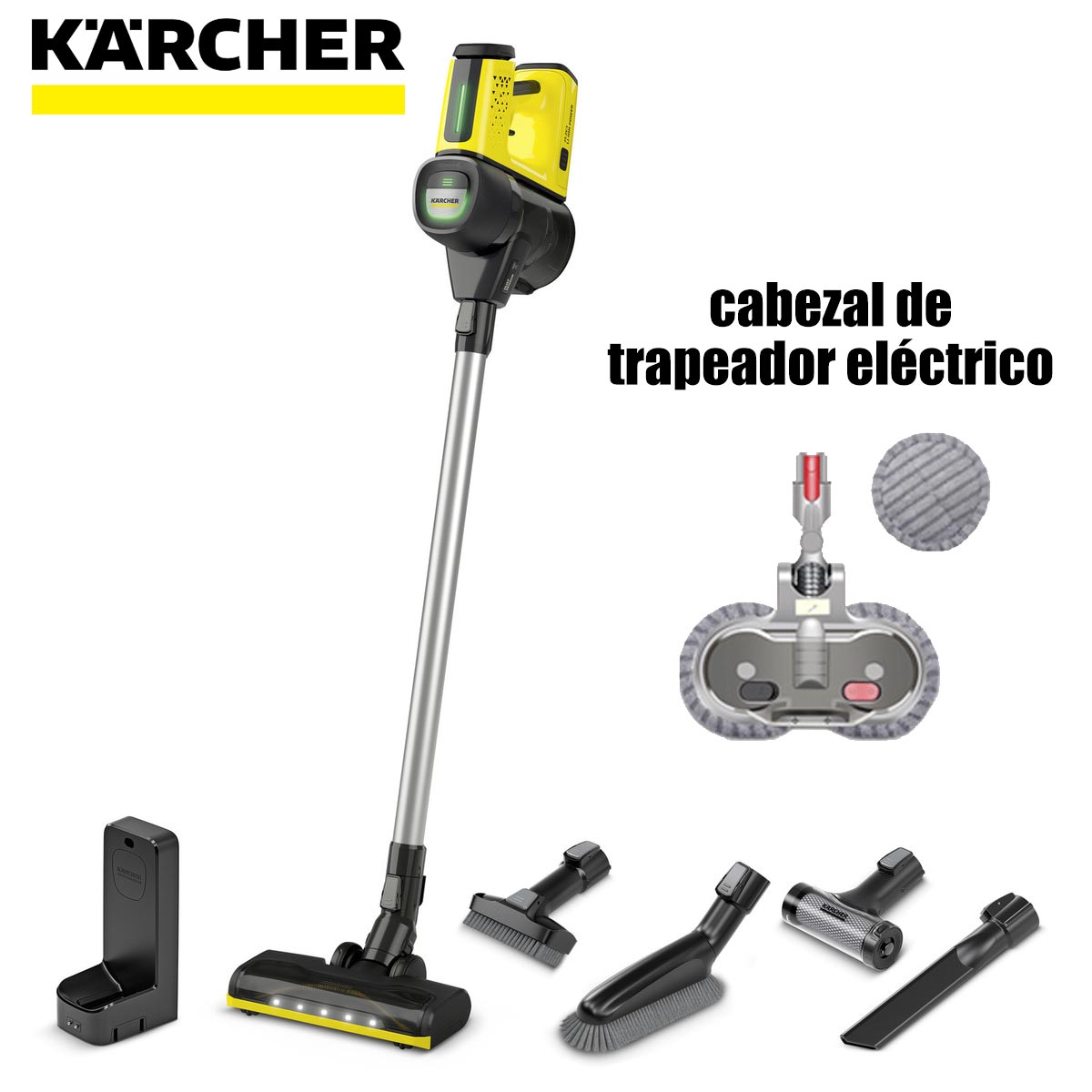 [Mejor versión]+300 minutos de duración de la batería+cabezal de cepillo de limpieza eléctrico+juego completo de accesorios